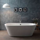 Vasca freestanding in acrilico bianco