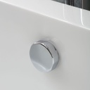 Vasca freestanding in acrilico bianco