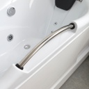 Vasca da bagno destra idromassaggio bianca