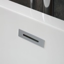 Vasca freestanding ottagonale in acrilico bianco