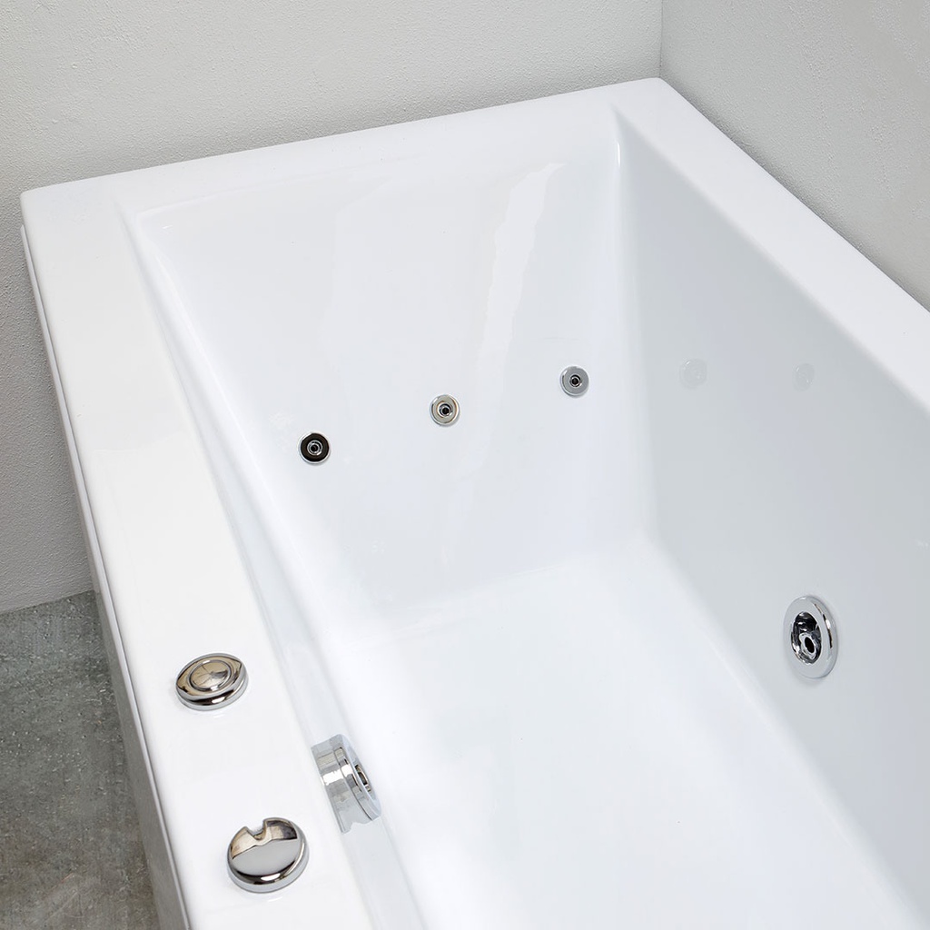 Vasca da bagno rettangolare idromassaggio