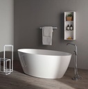 Vasca da bagno moderna in resina di marmo