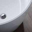 Vasca da bagno moderna in resina di marmo