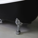 Vasca da bagno classica bianco e nero
