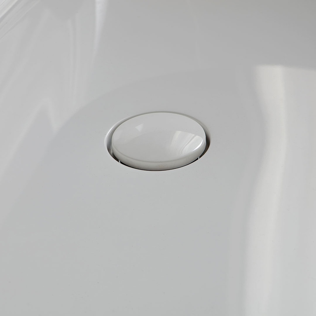 Vasca da bagno ovale classica centro stanza