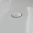 Vasca da bagno ovale classica centro stanza