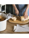 Cassetta pane terracotta con coperchio e tagliere
