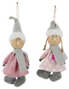 Bambina abito rosa a pois nbr-1213 cm. 13 x 2 h 32