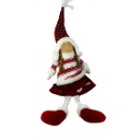 Bambina tessuto rosso cm16x6h55