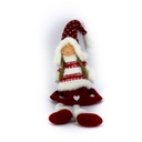 Bambina tessuto rosso cm16x6h55
