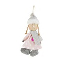 Bambina abito rosa a pois nbr-1213 cm. 13 x 2 h 32