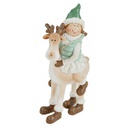 Bambina su renna nco-6002 cm. 10,5 x 8 h 19,5