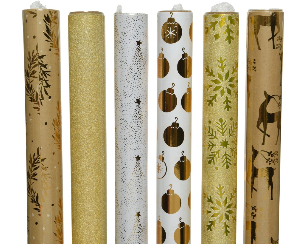 Carta Per Pacchetti Da Natale 75X100 Cm 