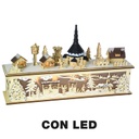 Casetta legno led cm45x10h26
