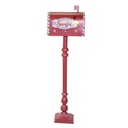 Cassetta posta metallo rosso cm32,5x16h100
