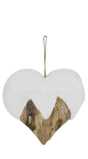 Cuore innevato medio nal-0071 cm. 30 x 30