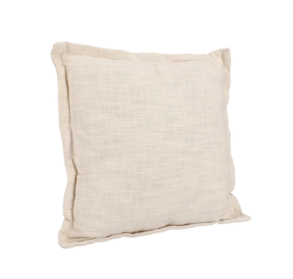 Cuscino Fleecy Beige C-Bottoni 45X45