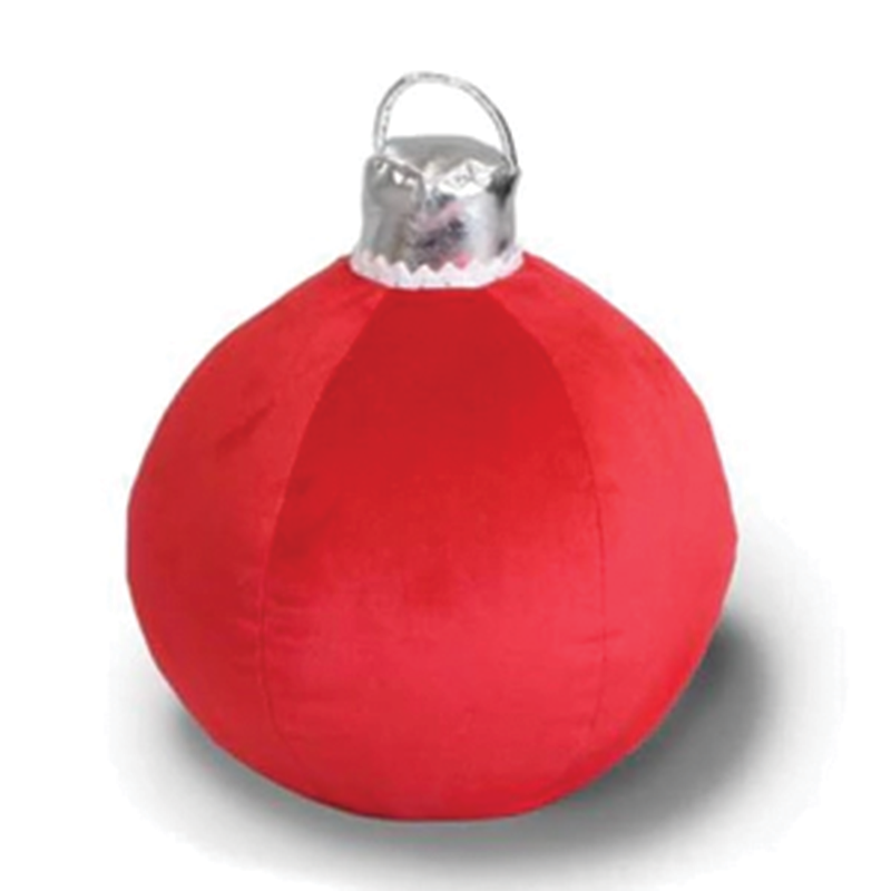 Cusino pallina di natale Ø40 cm rosso