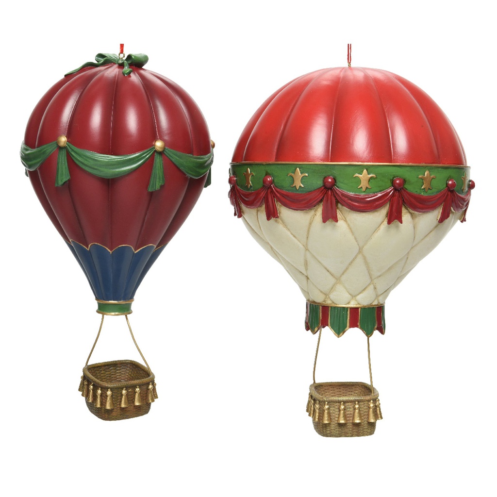 Decorazione Per Albero Di Natale In Poliresina Mongolfiera ...