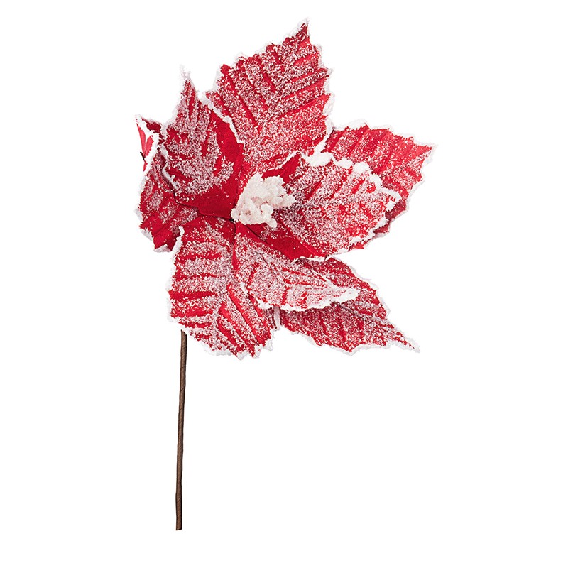 Decorazione natalizia stella di Natale  Misura cm 25
