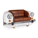 Divano vintage macchina con fari cm 159 x 65
