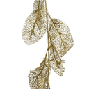 Ghirlanda foglie blush oro H190 cm