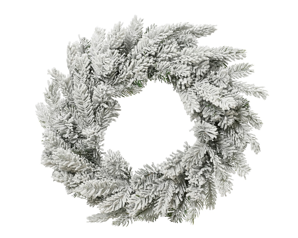 Ghirlanda innevata per interni 8 x 50 cm