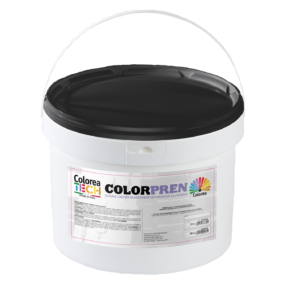 Guaina Bituminosa Liquida 'Colorpren' Kg. 18 - Nera