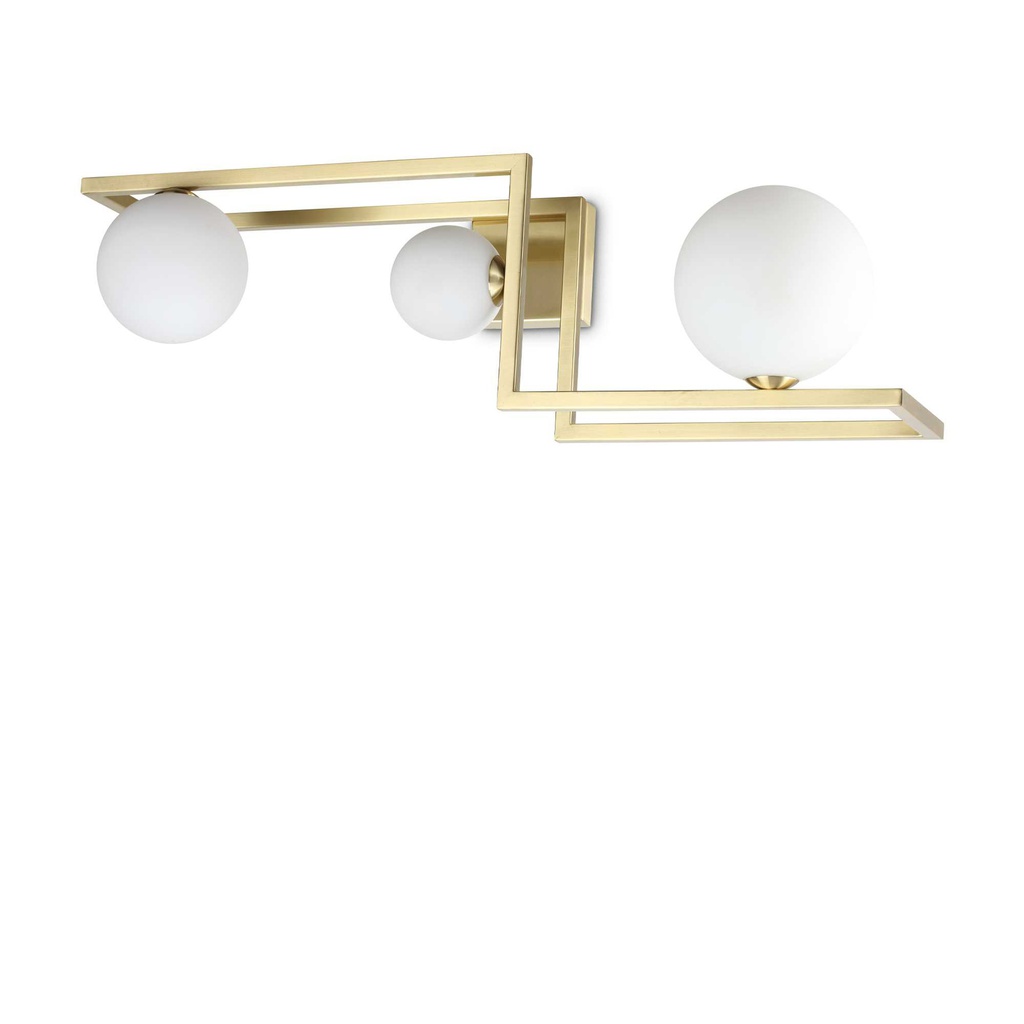 Lampada Angolare in Ottone L 686 x H 250 x P 200 mm