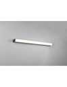 Lampada Da Parete Bagno IP44 Led 12w Fabio Nero L80 cm Trio Lighting