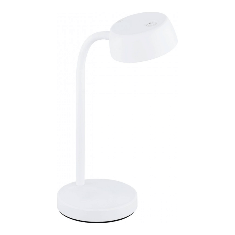 Lampada Da Scrivania Cabales Bianco Ø14 Cm Eglo