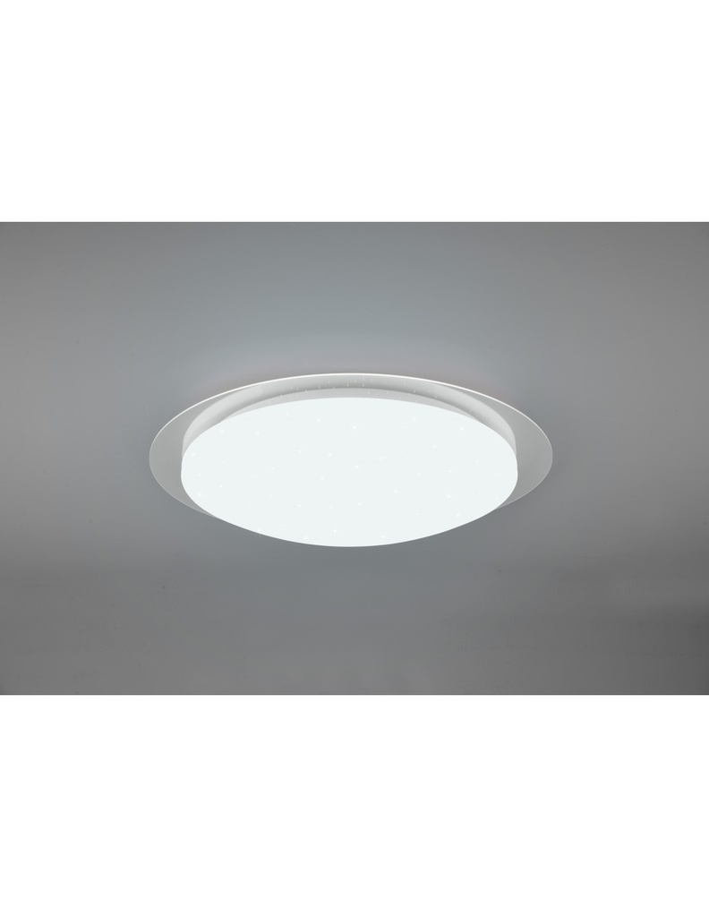 Lampada Da Soffitto Per Esterno Frodeno Bianca Effetto Stelle IP44 Trio Lighting