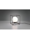 Lampada Da Tavolo Gabbia 1xE14 Nero Opaco 20x20 cm Trio Lighting