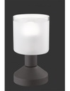 Lampada Da Tavolo Gral Ruggine Led Touch Vetro Satinato Ø9 cm Trio Lighting