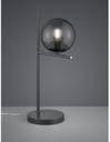 Lampada Da Tavolo Sfera Vetro Fumé Antracite 1xE14 Pure Trio Lighting