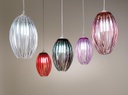 Lampada in Metallo Violetto 18x18x28 cm