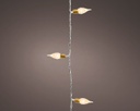 Lampade vintage a LED con effetto tremolio a 8 funzioni per uso interno L 3590 cm