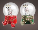 Lampadina LED in plastica per scenografia con luce stabile Confezione da 2 pezzi H 18 x Ø 13.5 cm