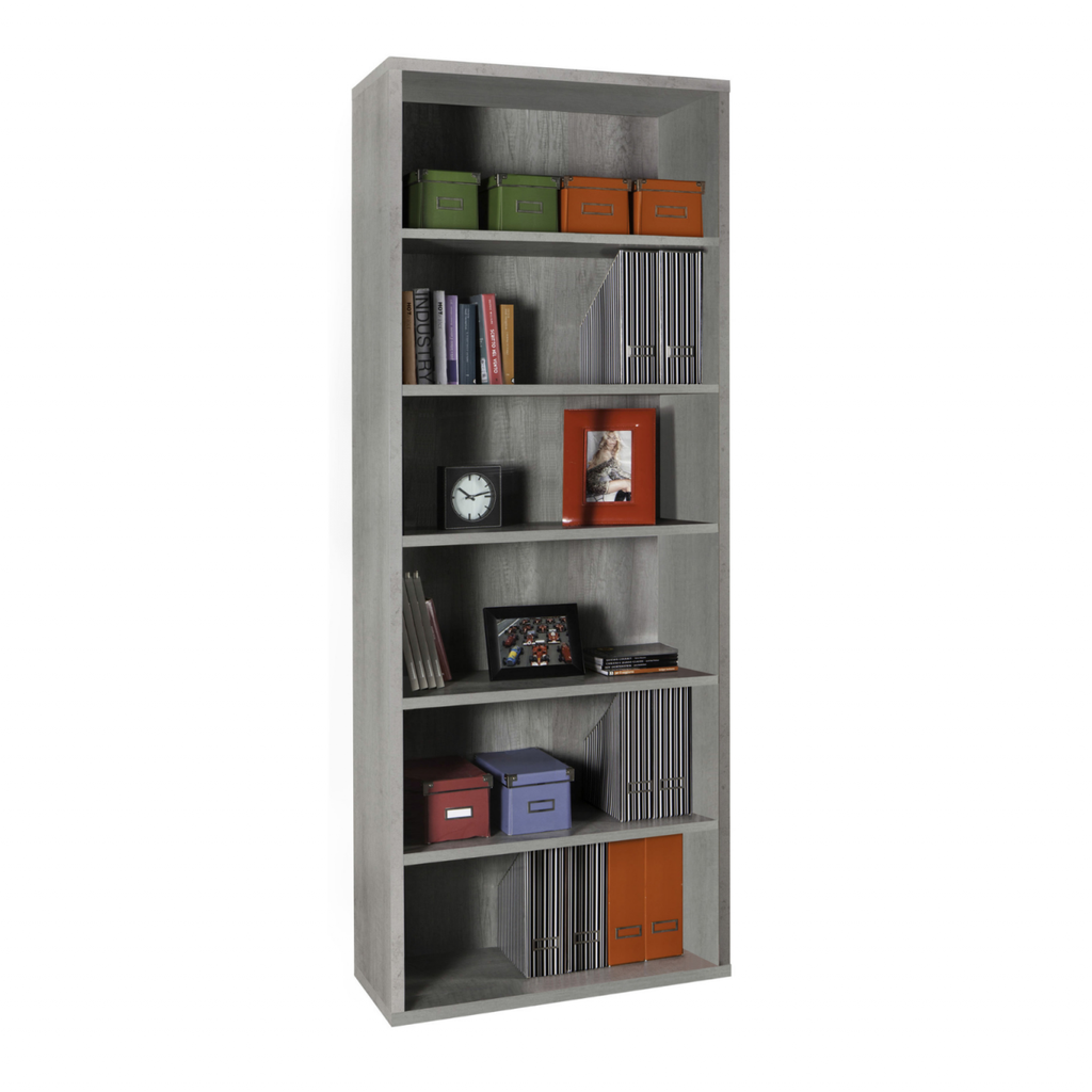 Libreria Cm.35,7 x 81,6 x 217h Cemento