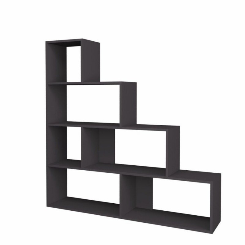 Libreria a scala Alis Cemento 145x29xh.145 cm