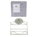 Mensola metallo paris 1 piano rettangolare cm 26