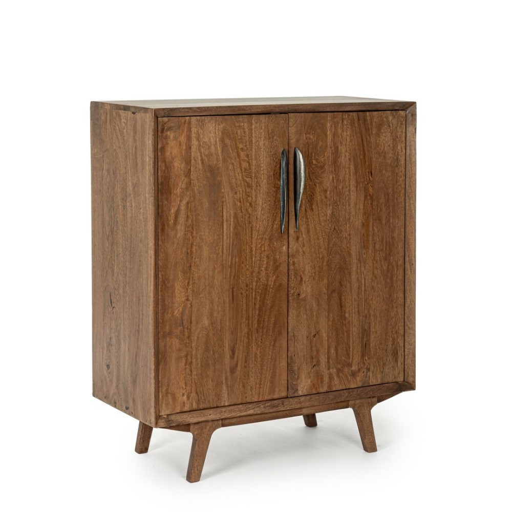 Mobile bar 2 ante in legno stile vintage cm 90x40x108 cm