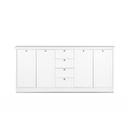 Mobile credenza 4 ante 4 cassetti colore bianco 200x40xh.90 cm EFFEZ