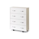 Mobile giroletto Bianco in legno nobilitato con rete a doghe 85x36xH.100 cm (copia)
