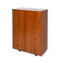 Mobile giroletto rete ortopedica pieghevole colore noce antico cm H.100x85x36