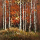 Olio su tela multicolor e telaio in legno 100x100 cm