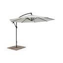 Ombrellone da giardino con braccio a 360°Texas cm 300x h260 Antracite-Natural