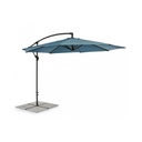 Ombrellone da giardino con braccio a 360°Texas cm 300x h260 Antracite-Pavone