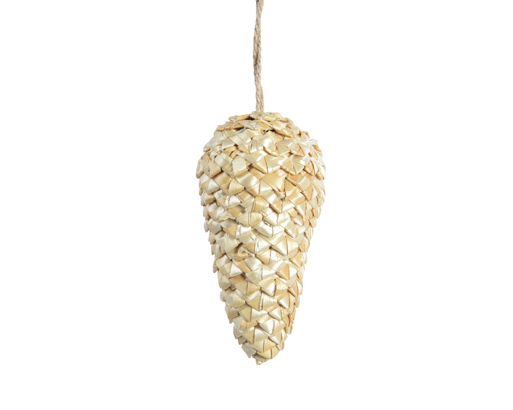 Pallina Di Natale Pigna Ornamentale Colore Naturale L 7Cm X P 7Cm X H 16Cm