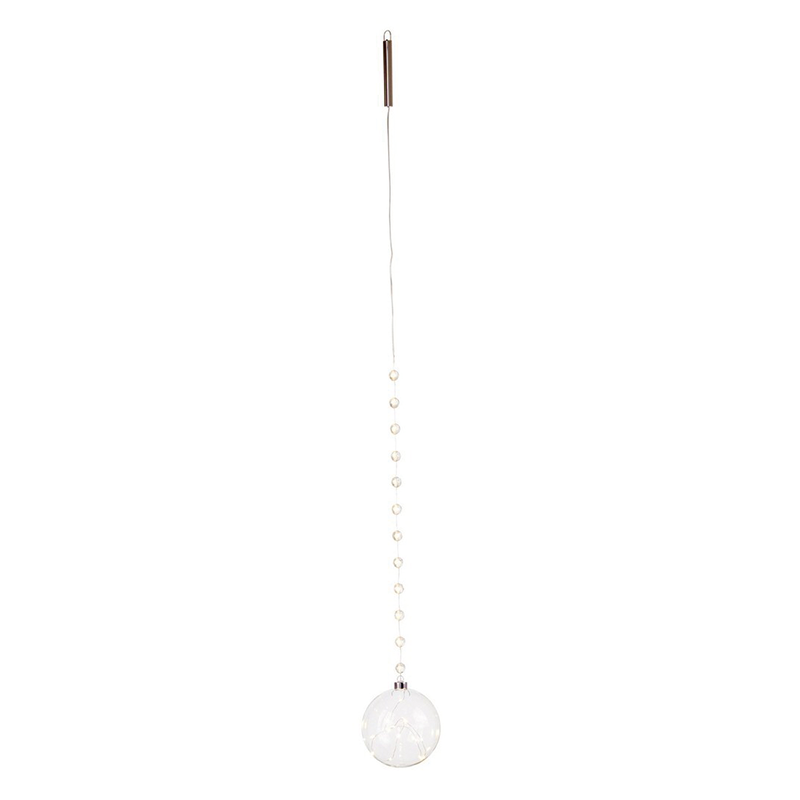 Pallina Di Natale Amy Trasparente Ø15 Cm  1 Pz